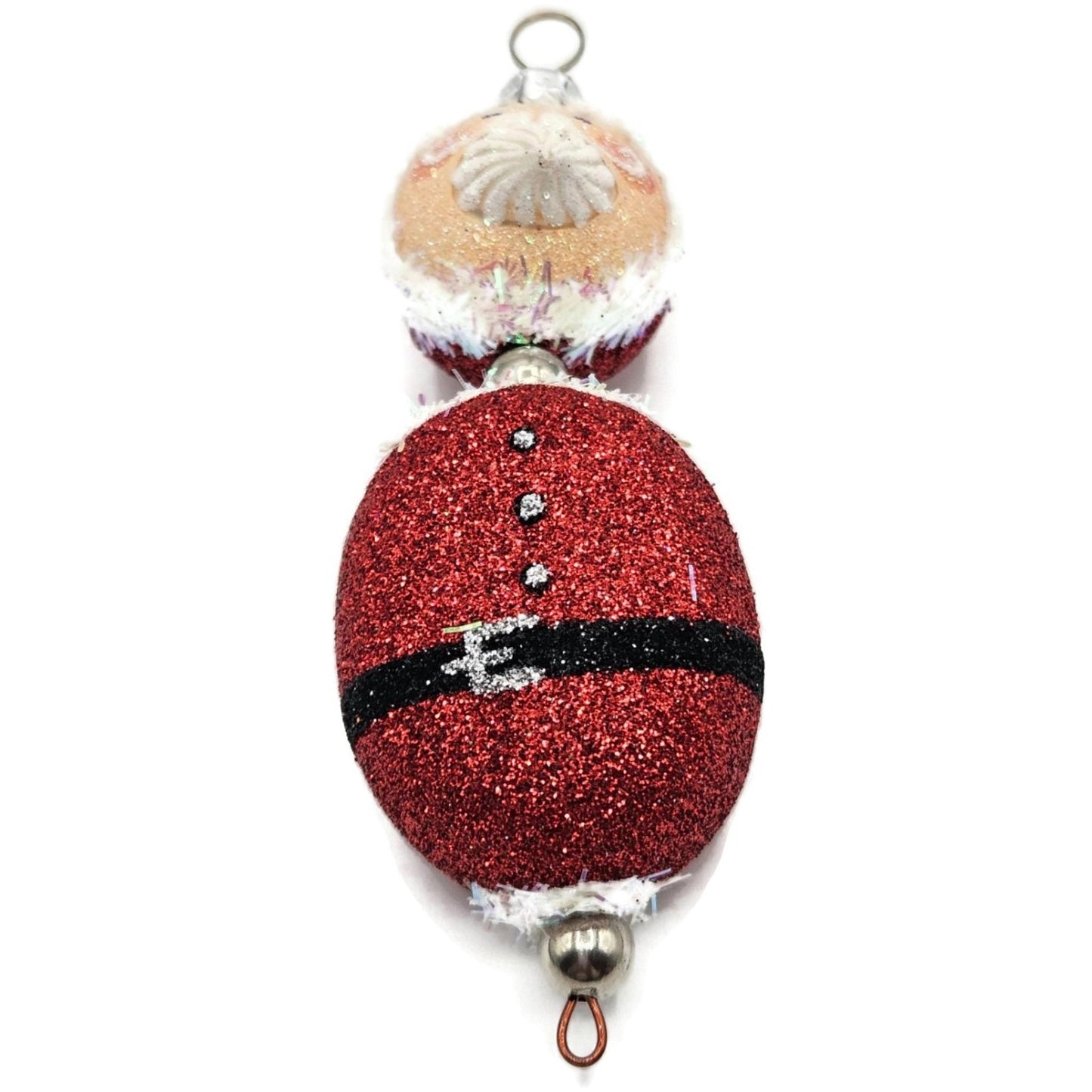 Patricia Breen Kinley Kinetics Surprise Santa Claus Suit Christmas Tree Ornament