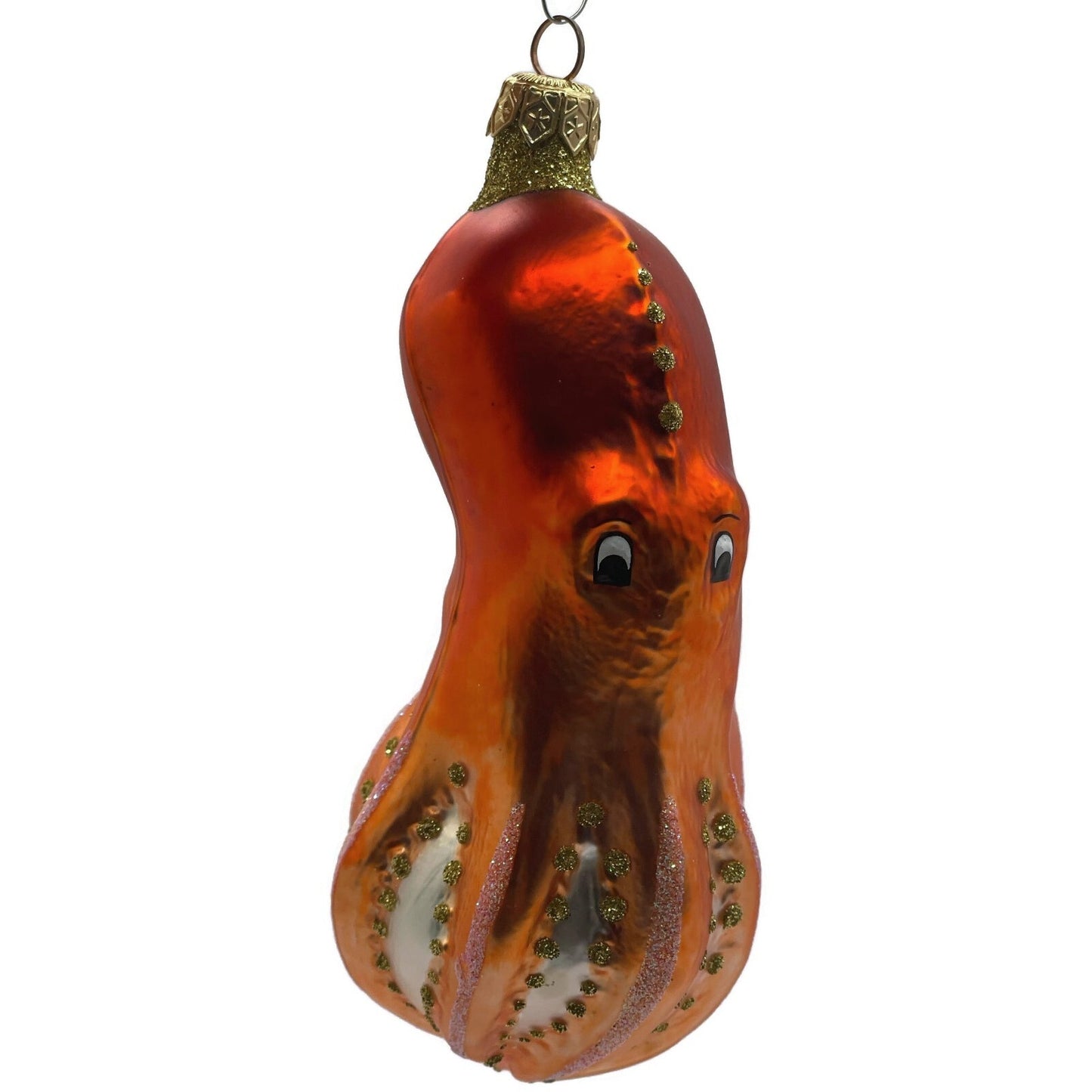 Patricia Breen Olivier Octopus Orange Nautical Spring Christmas Tree Ornament