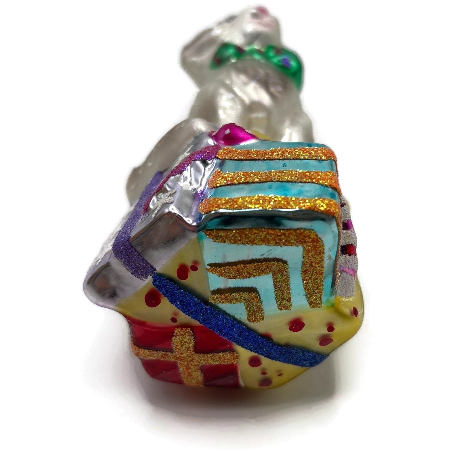 Christopher Radko Party Puss Cat Gifts Easter Christmas Tree Ornament 01-0403-0