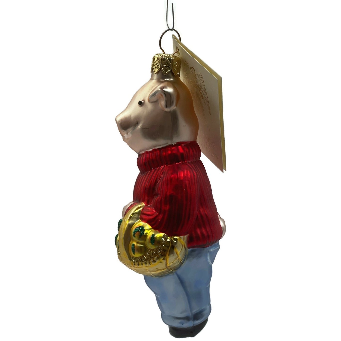 Patricia Breen This Little Piggy Goes to the Market Christmas Tree Ornament