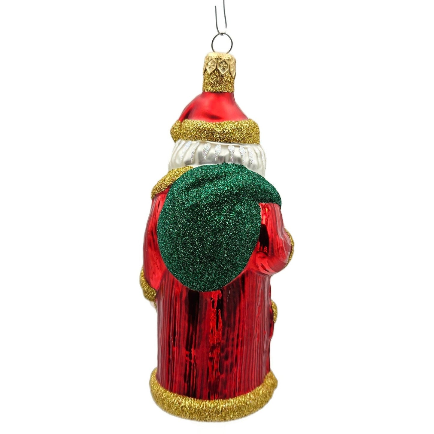 Patricia Breen Striped Santa Claus Red Red Stripes Christmas Tree Ornament