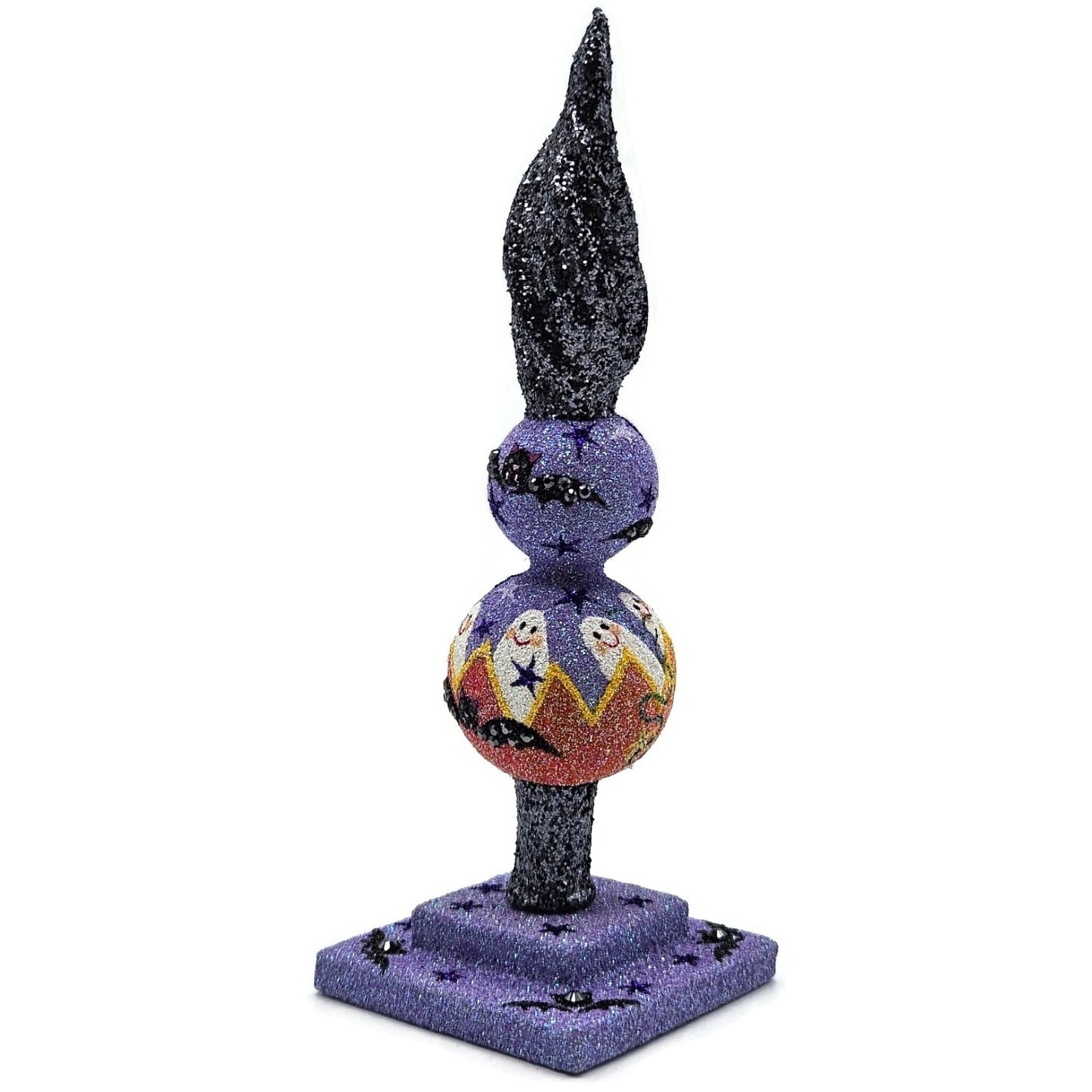 Patricia Breen Ultra Miniature Finial Pumpkin Bat Stars Halloween Ornament