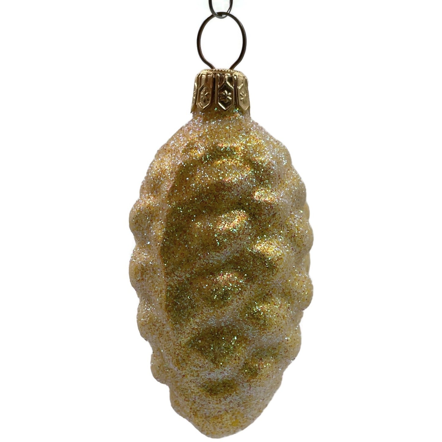Patricia Breen Walk in The Woods Spruce Cone Yellow Fall Christmas Tree Ornament
