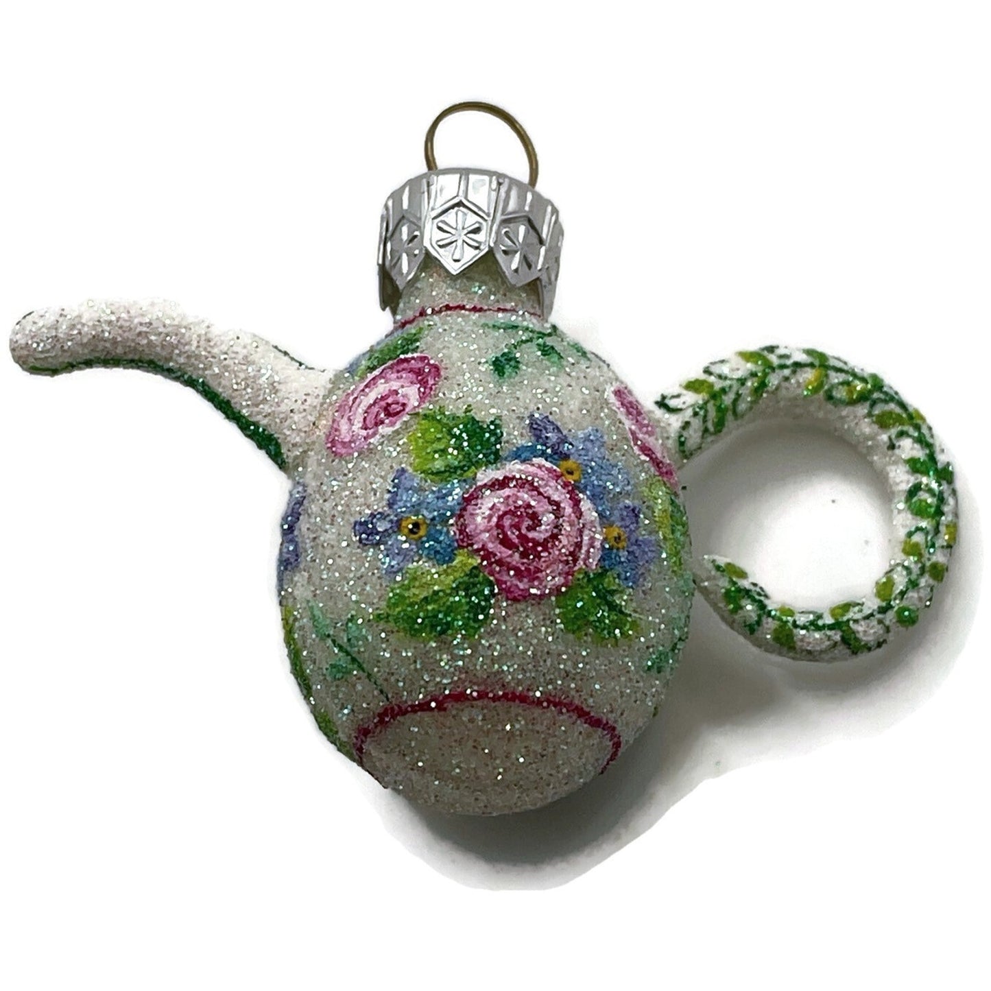Patricia Breen Ornament Miniature Egg Surprise Teapot Easter Spring Christmas