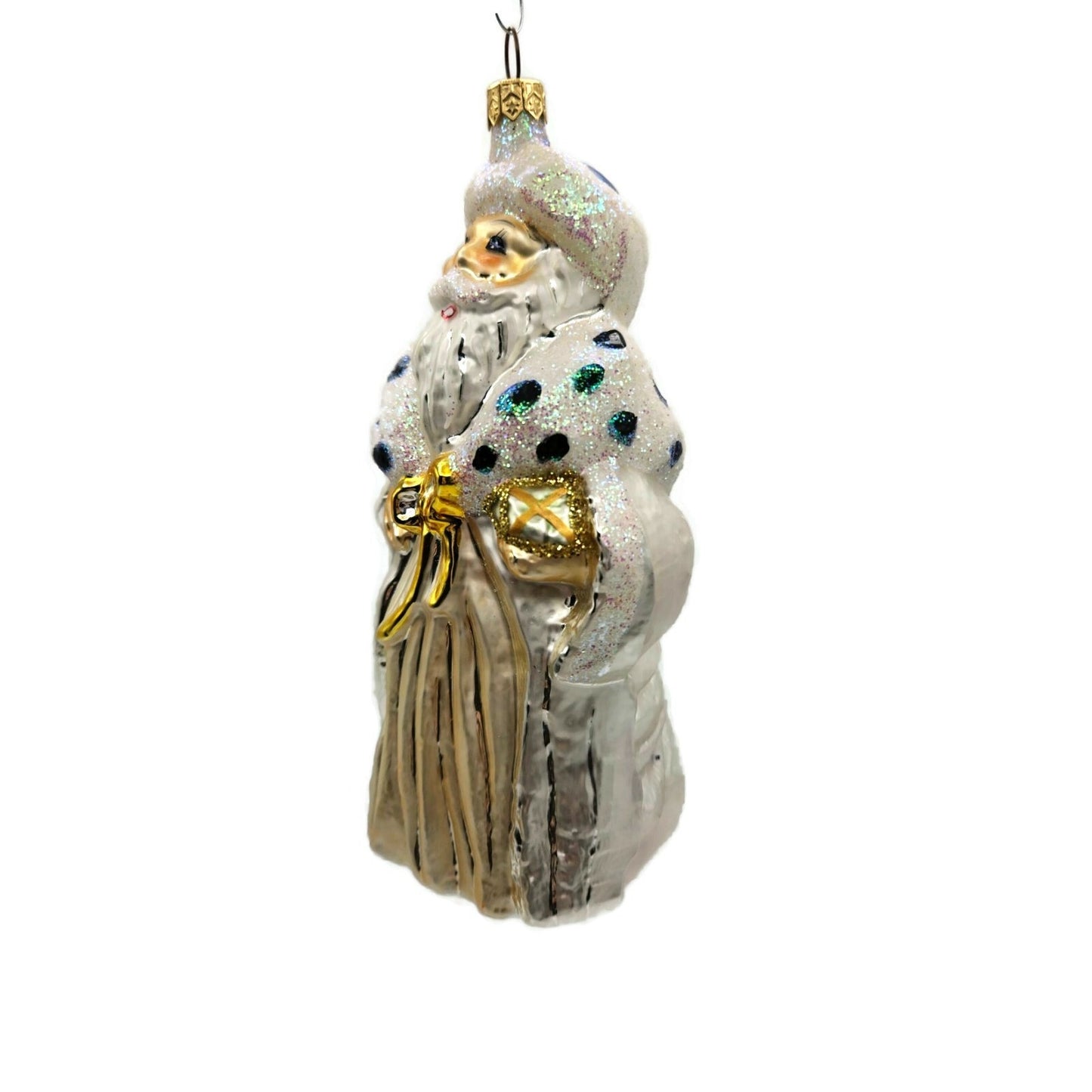 Christopher Radko Ermine Santa Claus Winter Dream Christmas Tree Ornament 962500