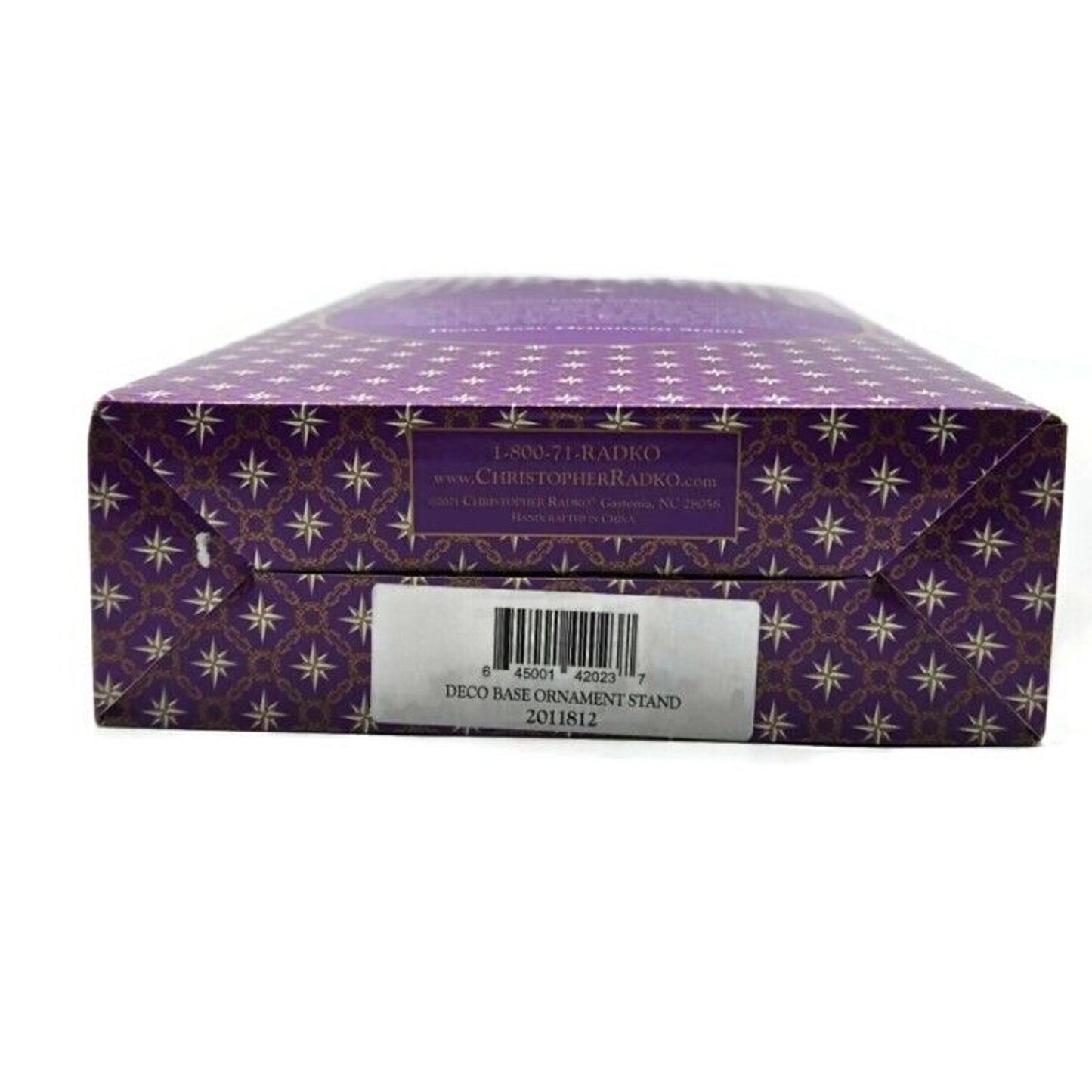 Christopher Radko Ornament Stand Medium Starlight Gold Christmas 2011812