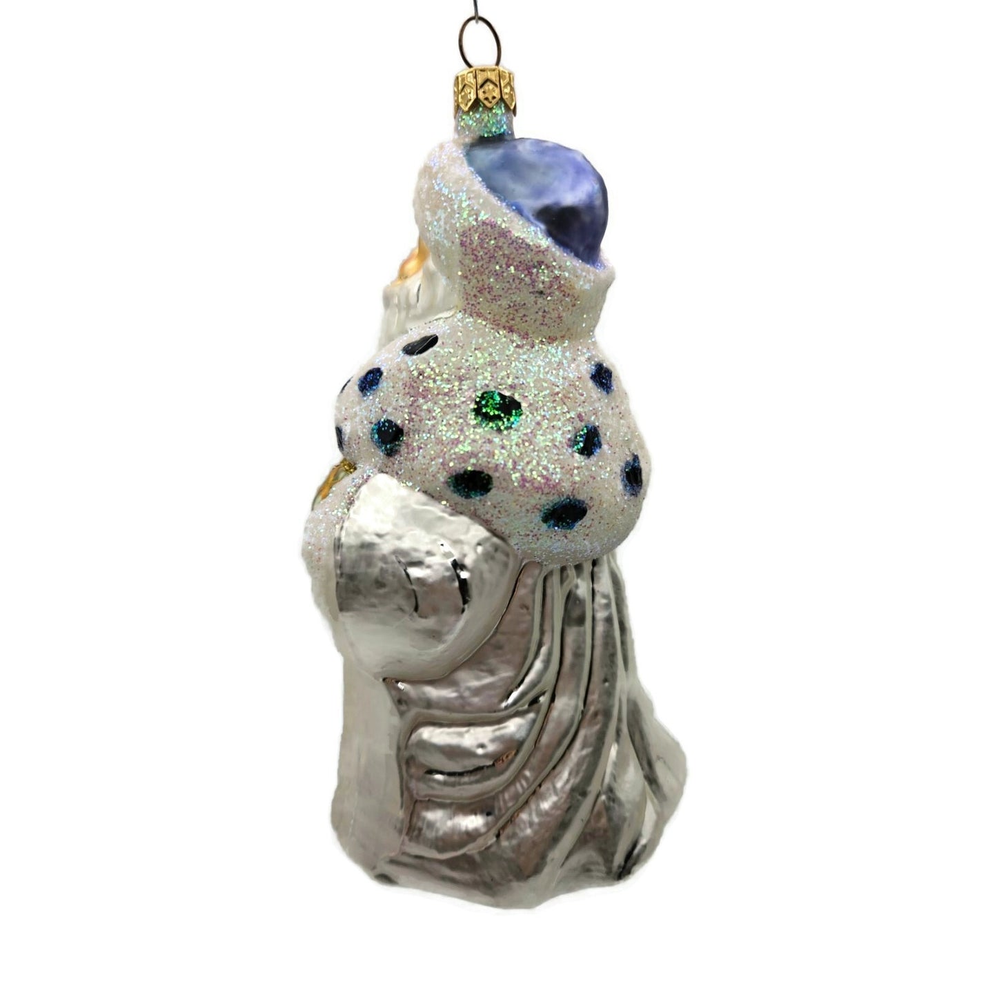 Christopher Radko Ermine Santa Claus Winter Dream Christmas Tree Ornament 962500