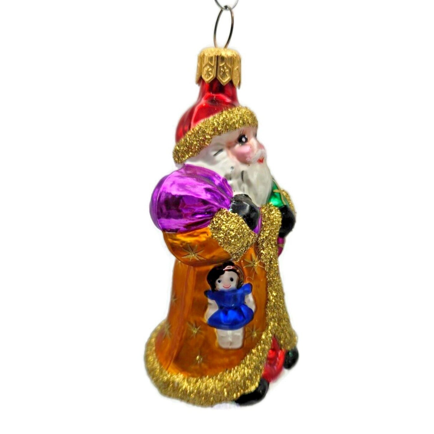 Christopher Radko Petite Balmoral Santa Claus Christmas Tree Ornament 994390