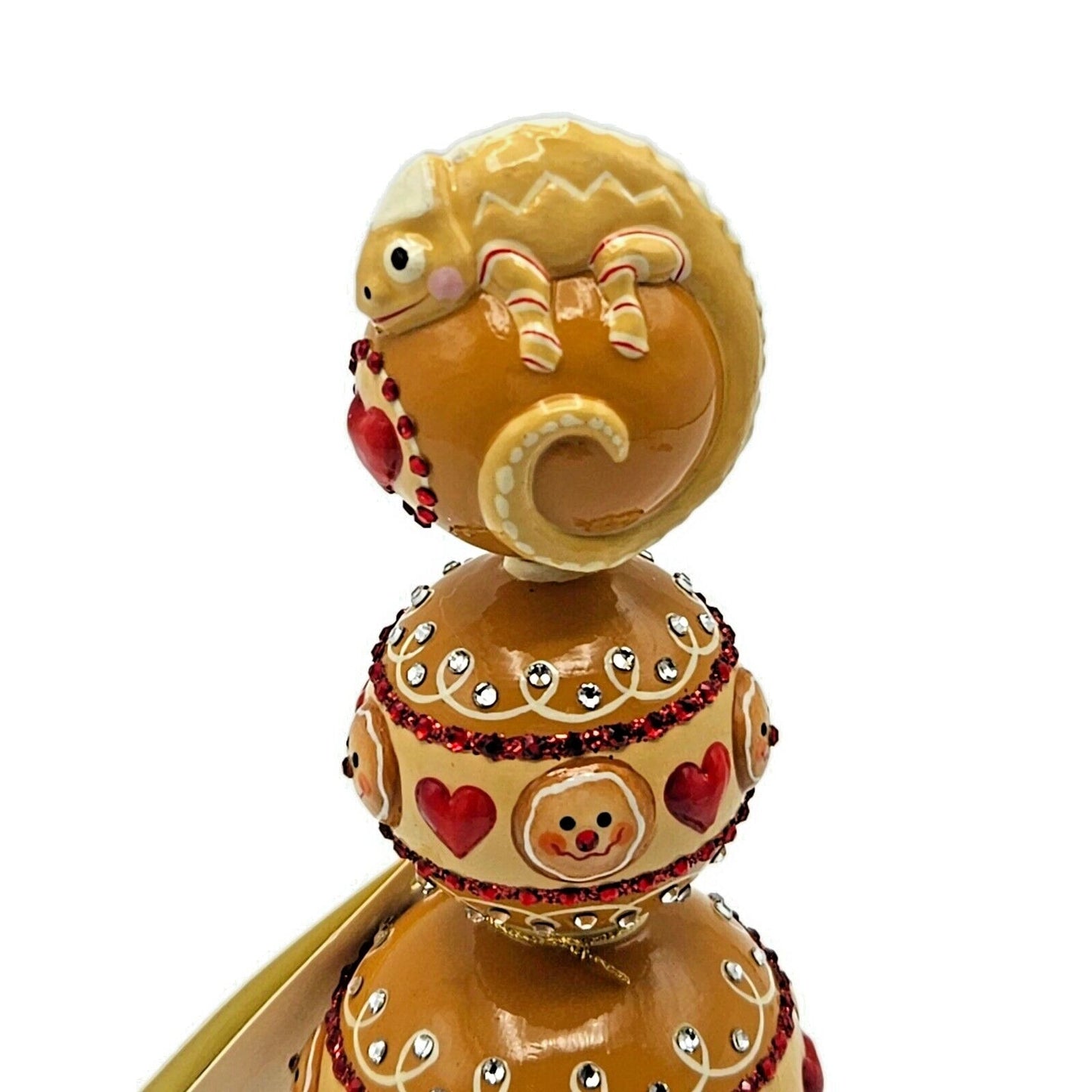 Patricia Breen Miniature Chameleon Finial Gingerbread Christmas Tree Ornament