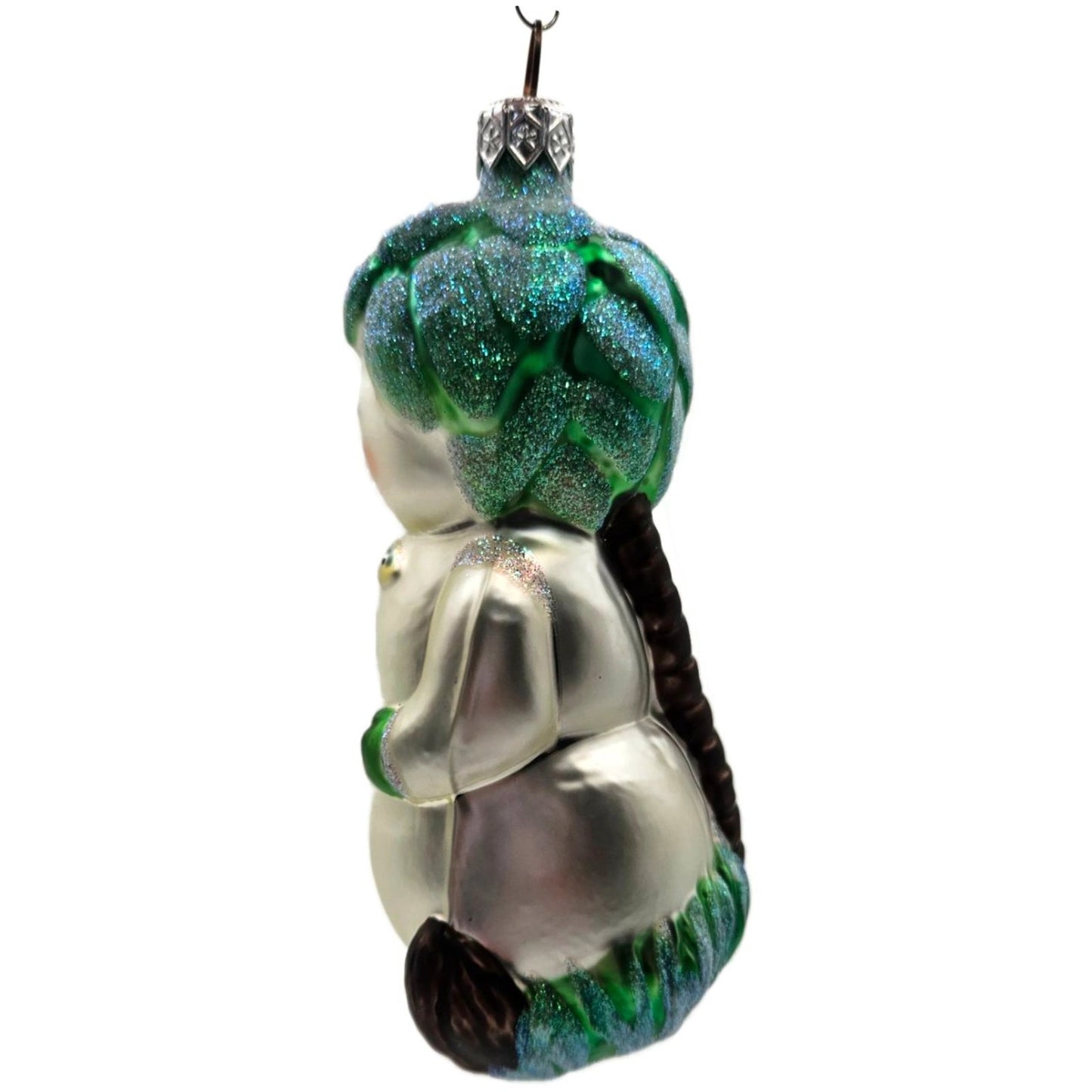 Patricia Breen Hobe Sound Snowman Green Fish Christmas Tree Decor Ornament