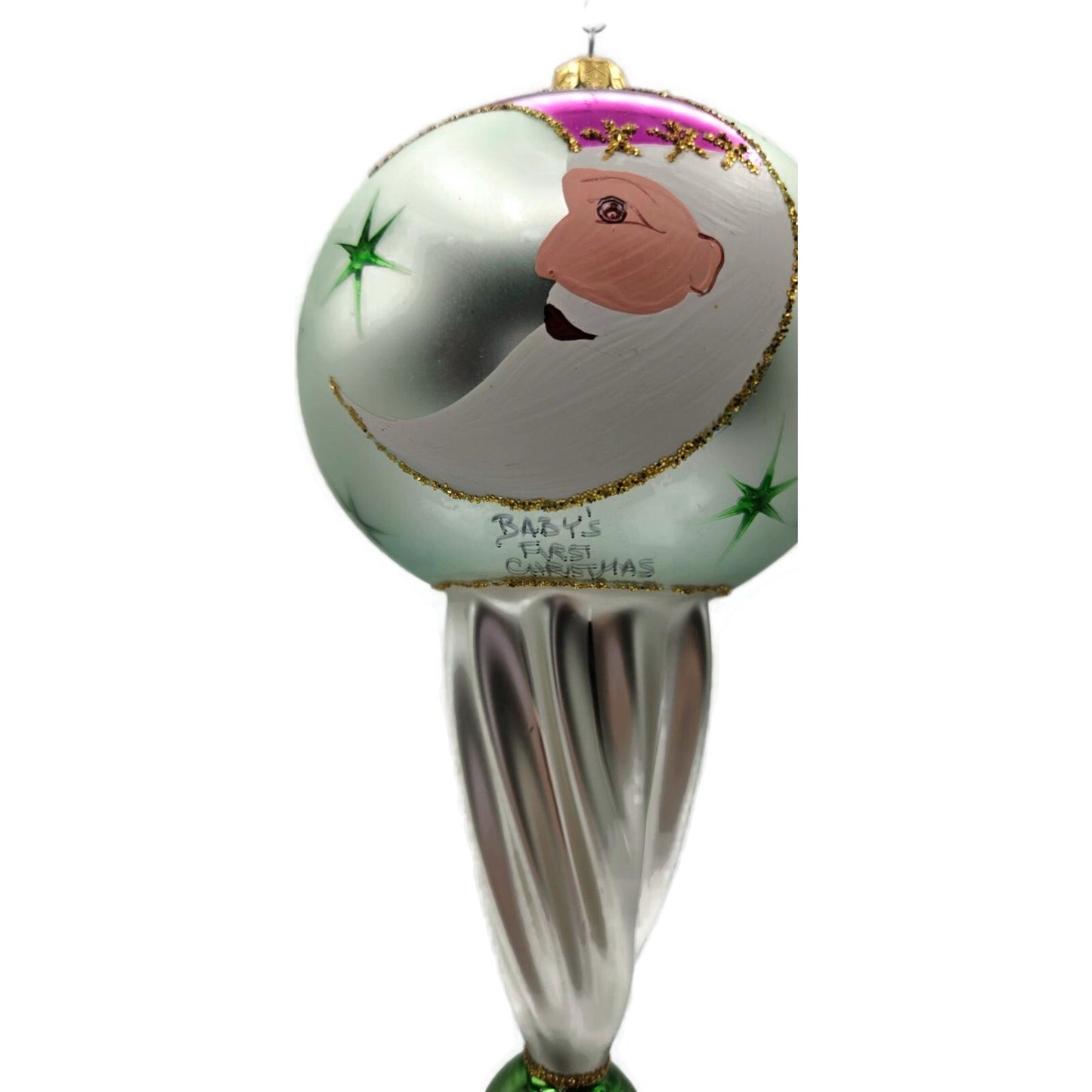 Christopher Radko Moon Jump Stars Cow Christmas Holiday Tree Ornament 93-423-0