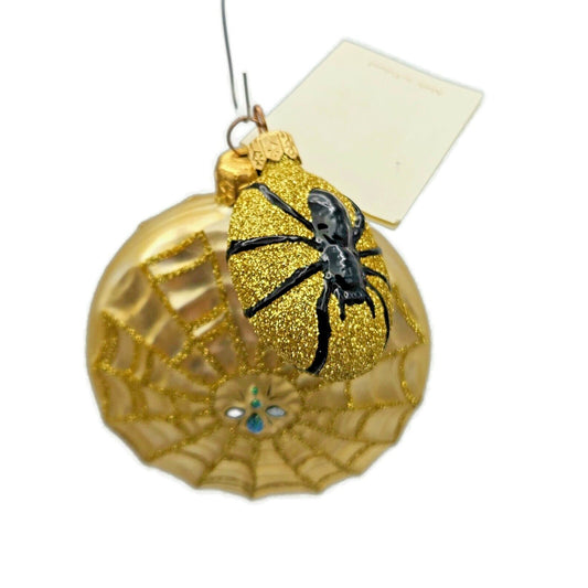 Patricia Breen Victorian Spider Web Gold Halloween Christmas Tree Ornament