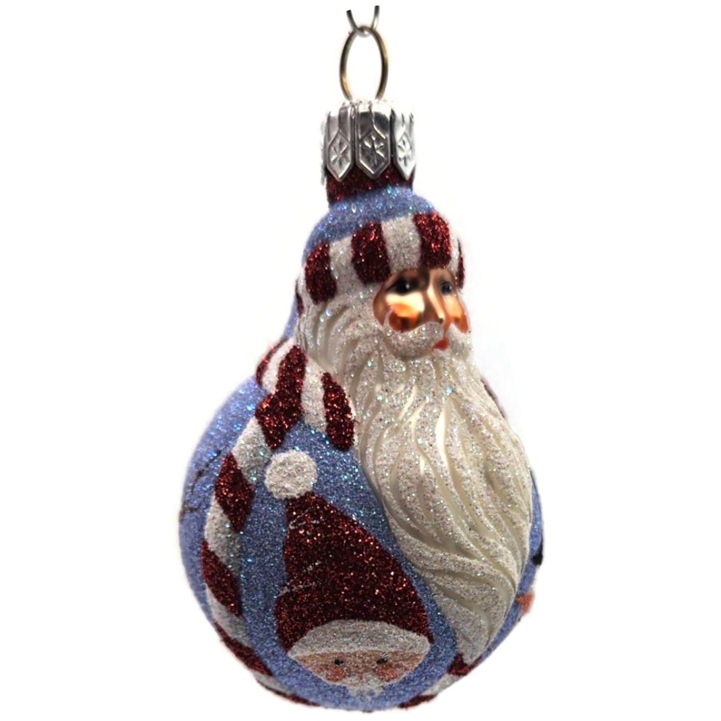 Patricia Breen Miniature Santa du Monde Christmas Icons Snowman Tree Ornament
