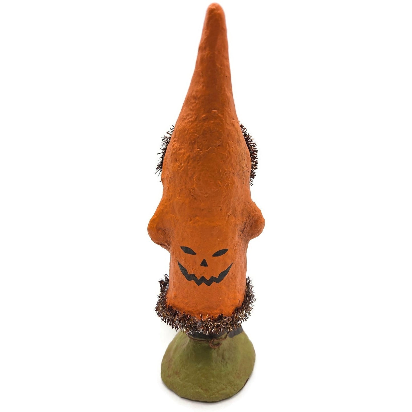 Rucus Studios Scott Smith Halloween Figure 2001 Paper Mache Santa in Orange Coat
