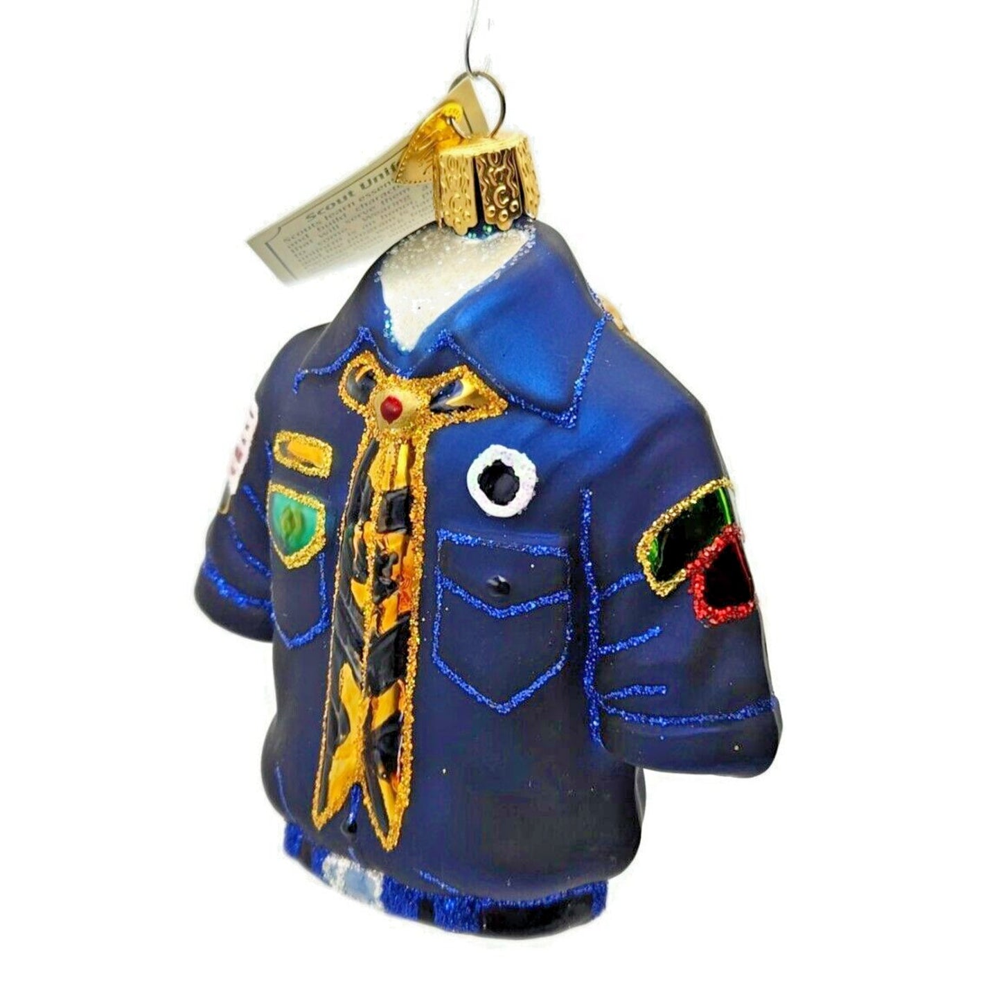 Old World Christmas Boy Scout Uniform Christmas Holiday Tree Ornament OWC 2019