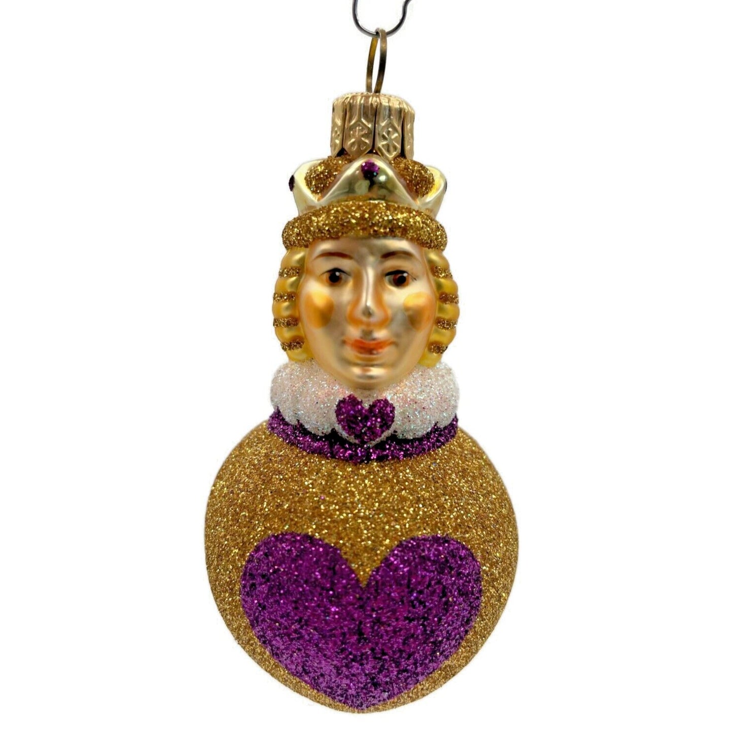 Patricia Breen Miniature Queen of Hearts Fuchsia Valentines Christmas Ornament