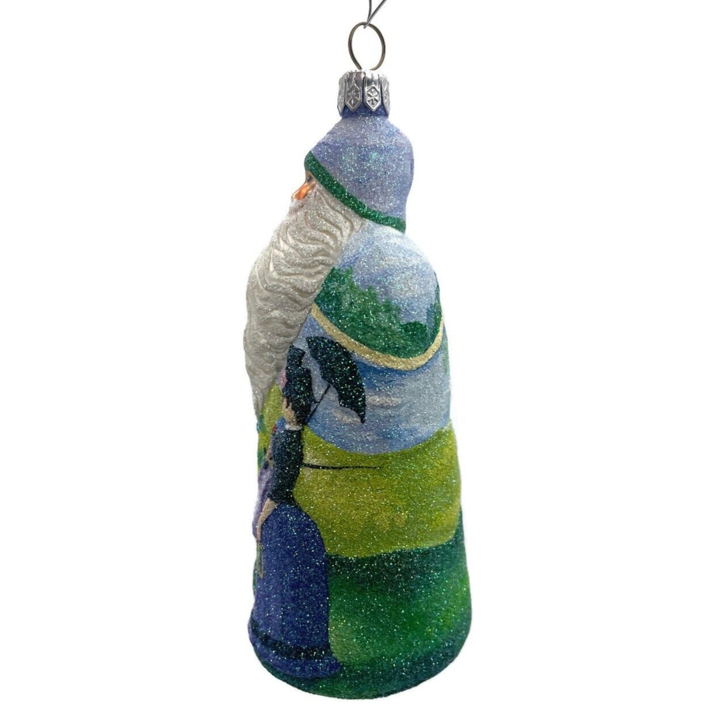 Patricia Breen Seurat Santa Sunday At La Grande Jatte Spring Christmas Ornament