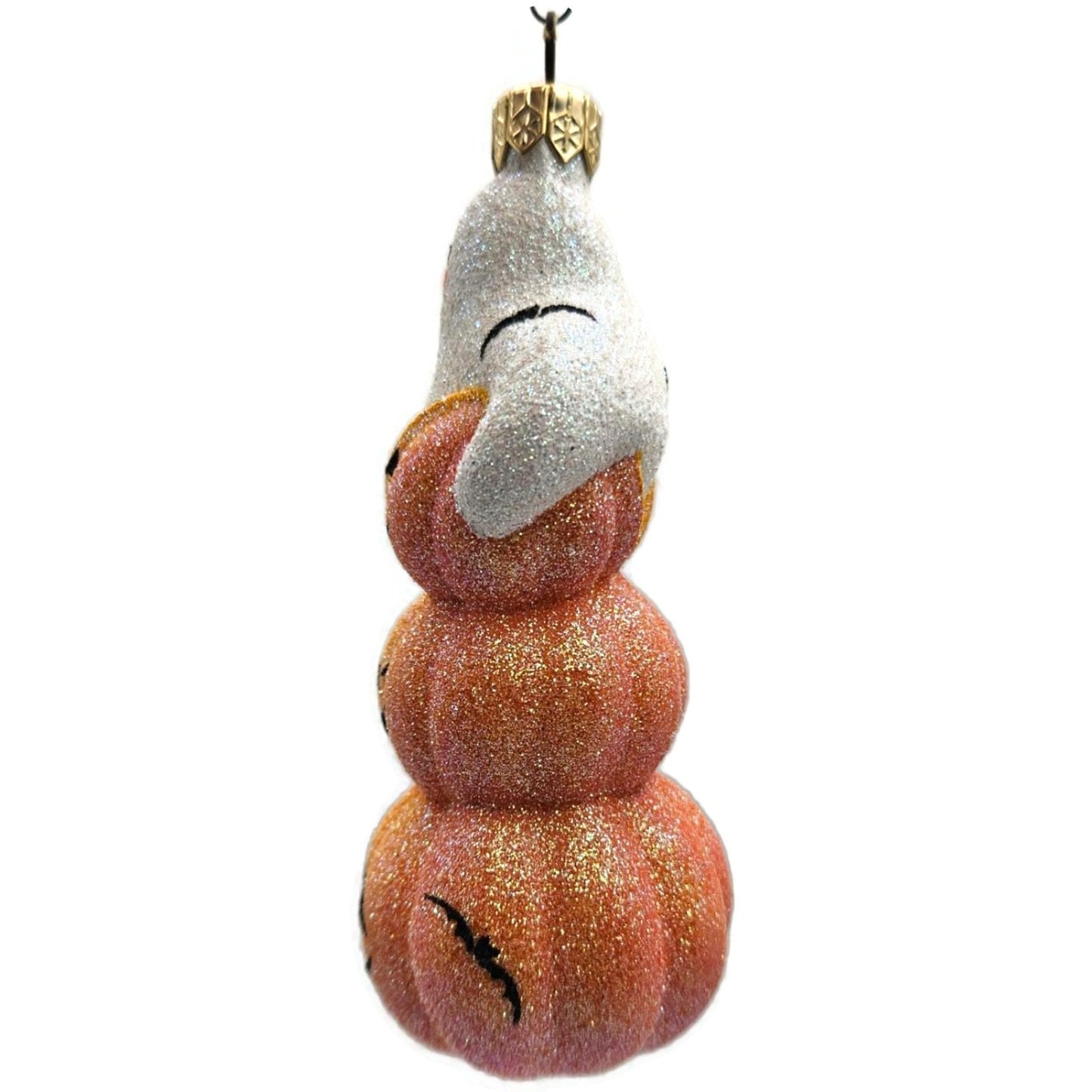 Patricia Breen Oooooohhhhhh Ghost Orange Pearl Halloween Christmas Ornament