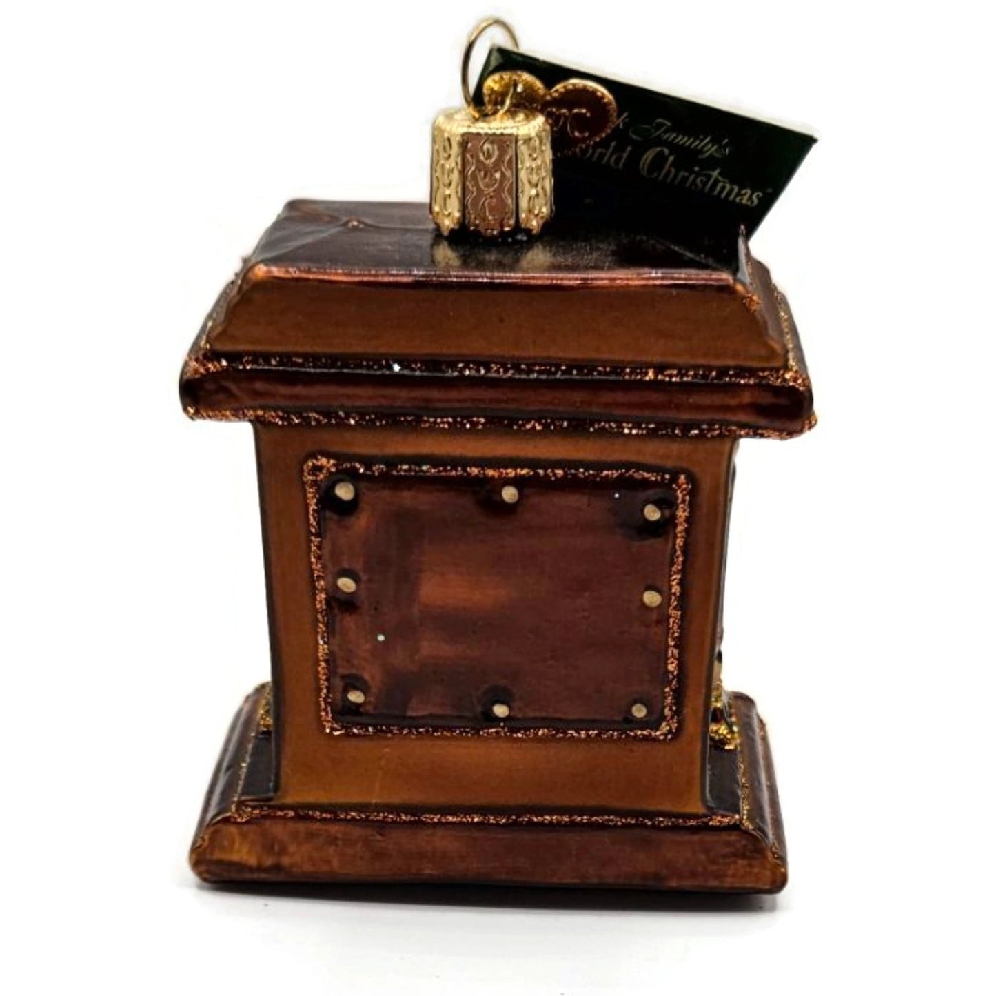 Mantel Time Clock Old Fashion Ornament OWC Old World Christmas Holiday Decor