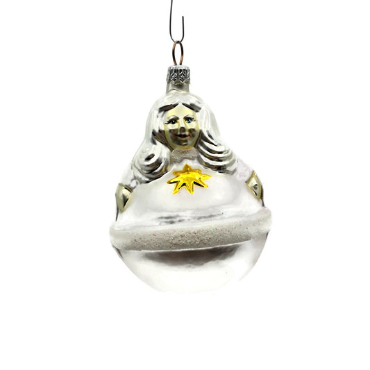 Christopher Radko Roly Poly Angel Christmas Holiday Tree Ornament 94-58