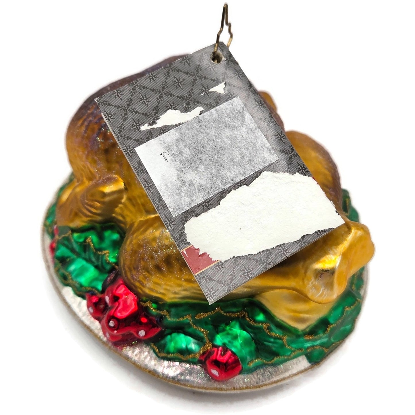 Christopher Radko Turley Time Platter Thanksgiving Dinner Christmas Ornament