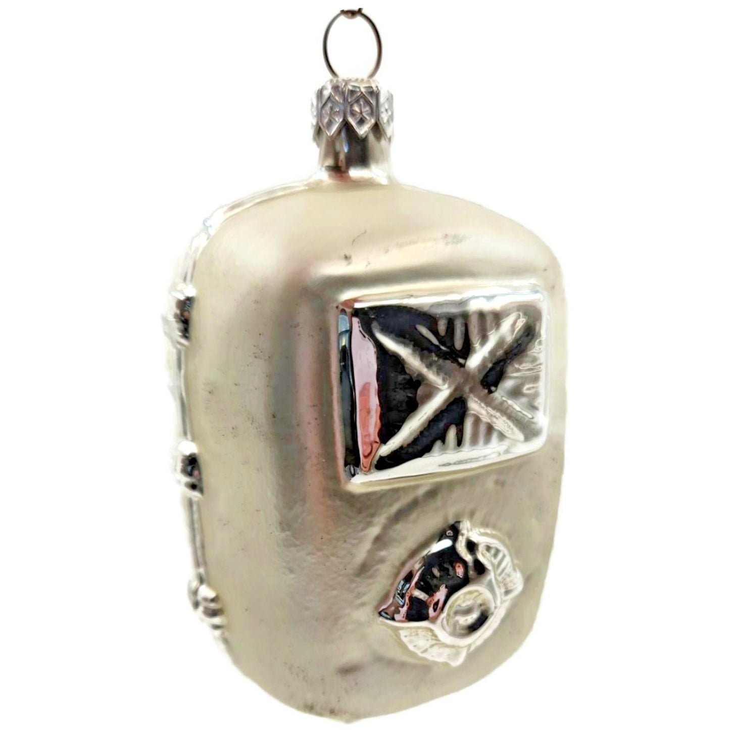 Patricia Breen Grandma Josies Fridge Pearl Heart Ribbon Christmas Tree Ornament