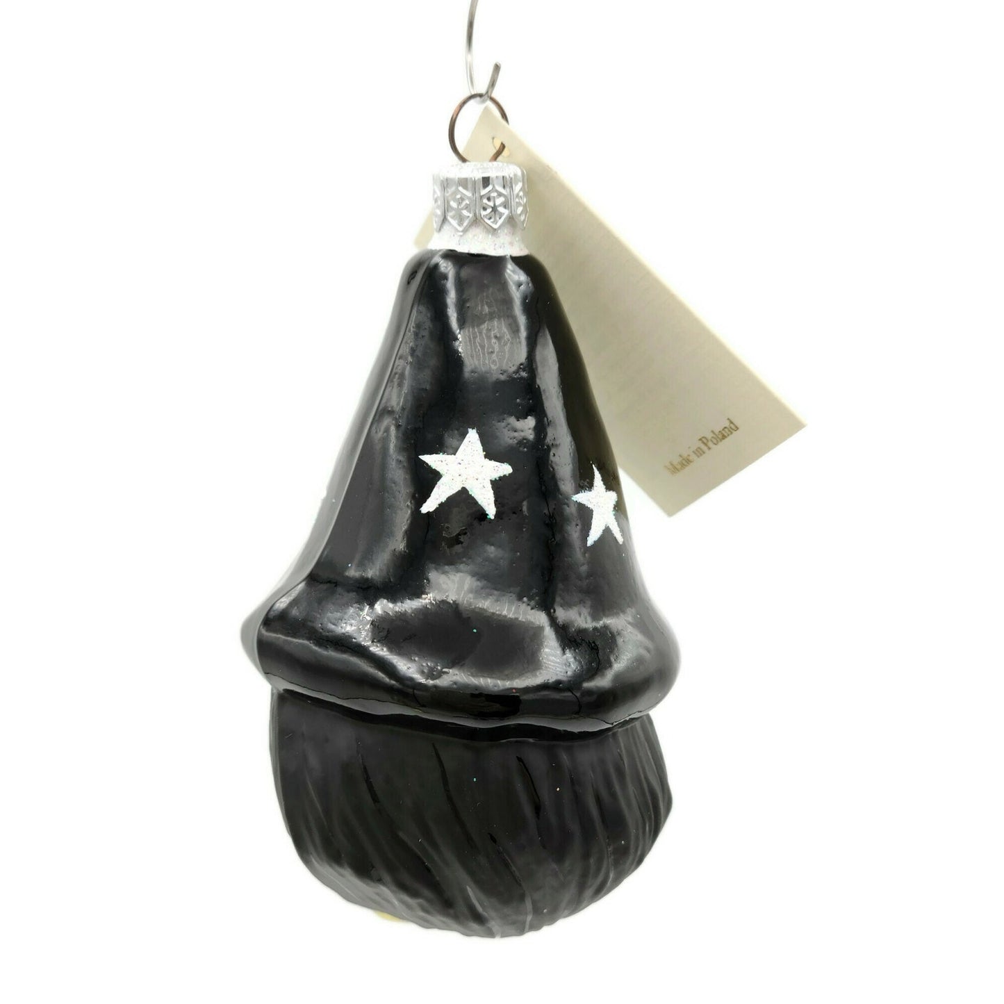 Patricia Breen Ornament Witch Hazel Green Face Stars Black Hat Halloween Tree