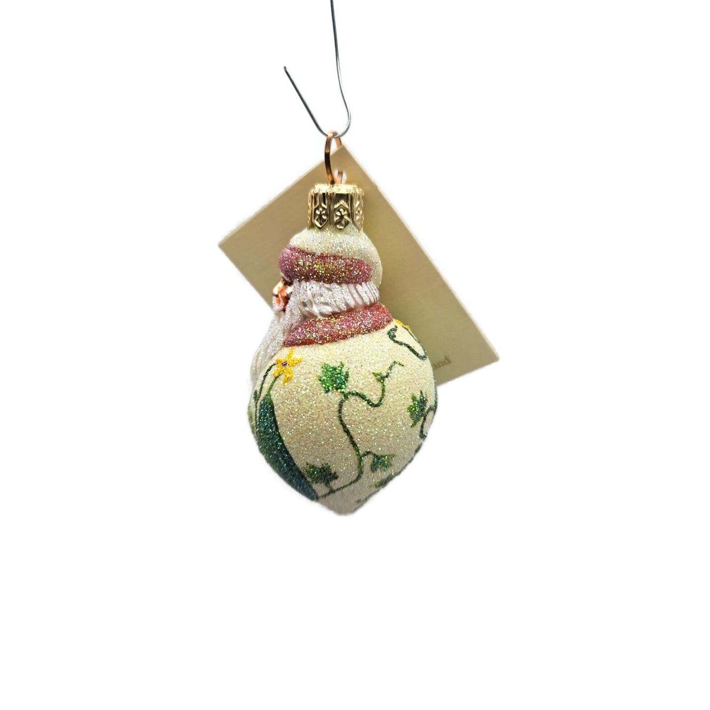 Patricia Breen Miniature Santa Poeticus Gourds Fall Christmas Tree Ornament