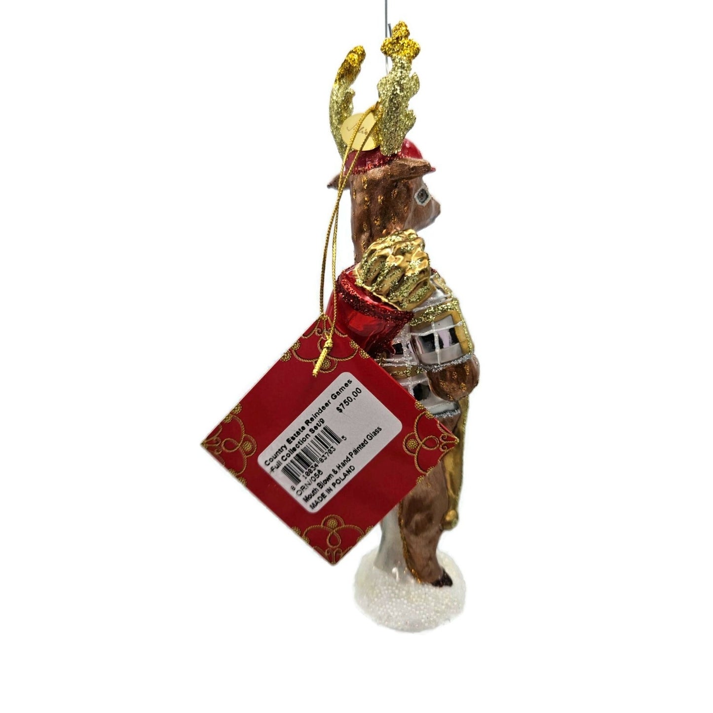 Juliska Country Estate Reindeer Games Cupid Archery Christmas Tree Ornament