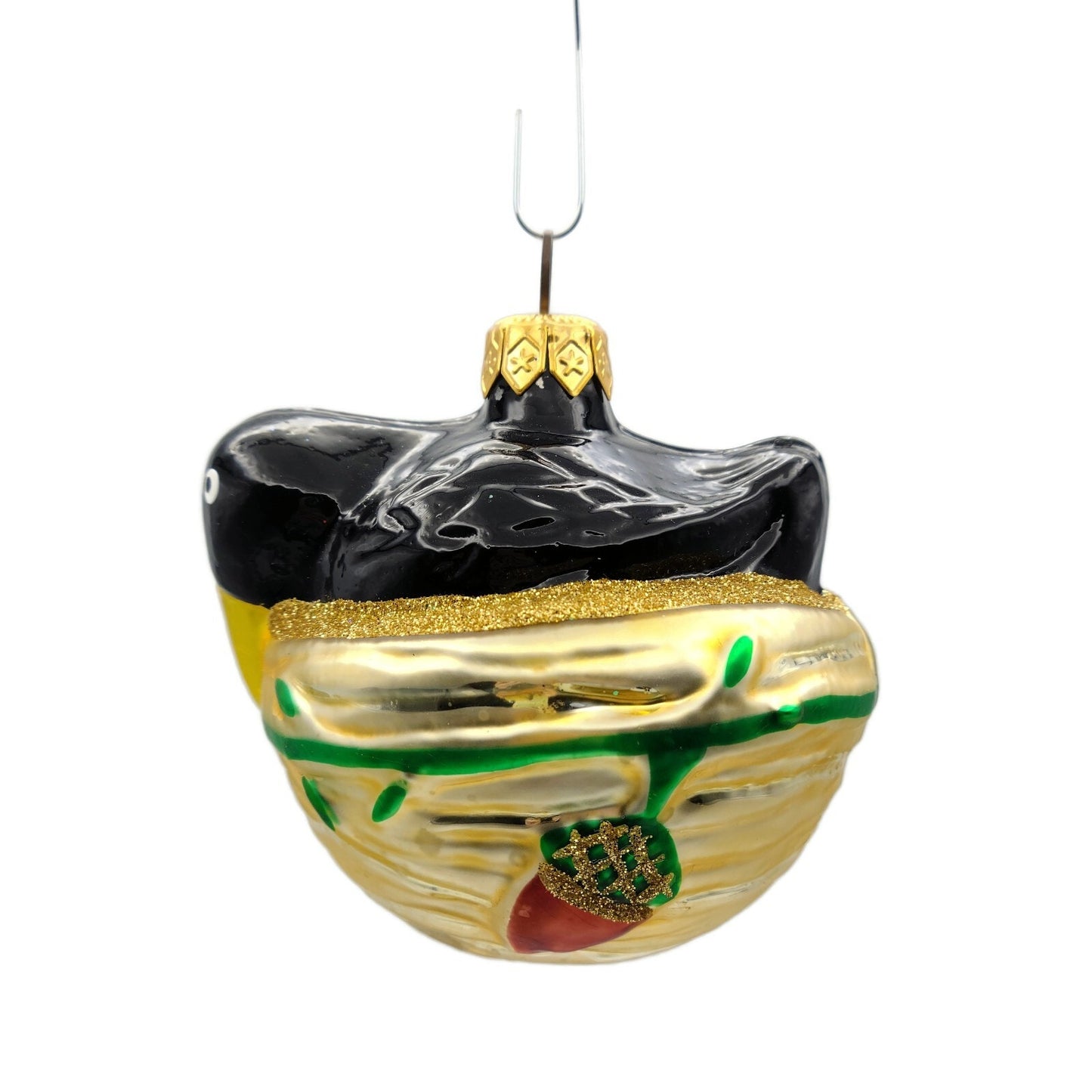 Patricia Breen Nesting Instinct Black Acorns Christmas Holiday Tree Ornament