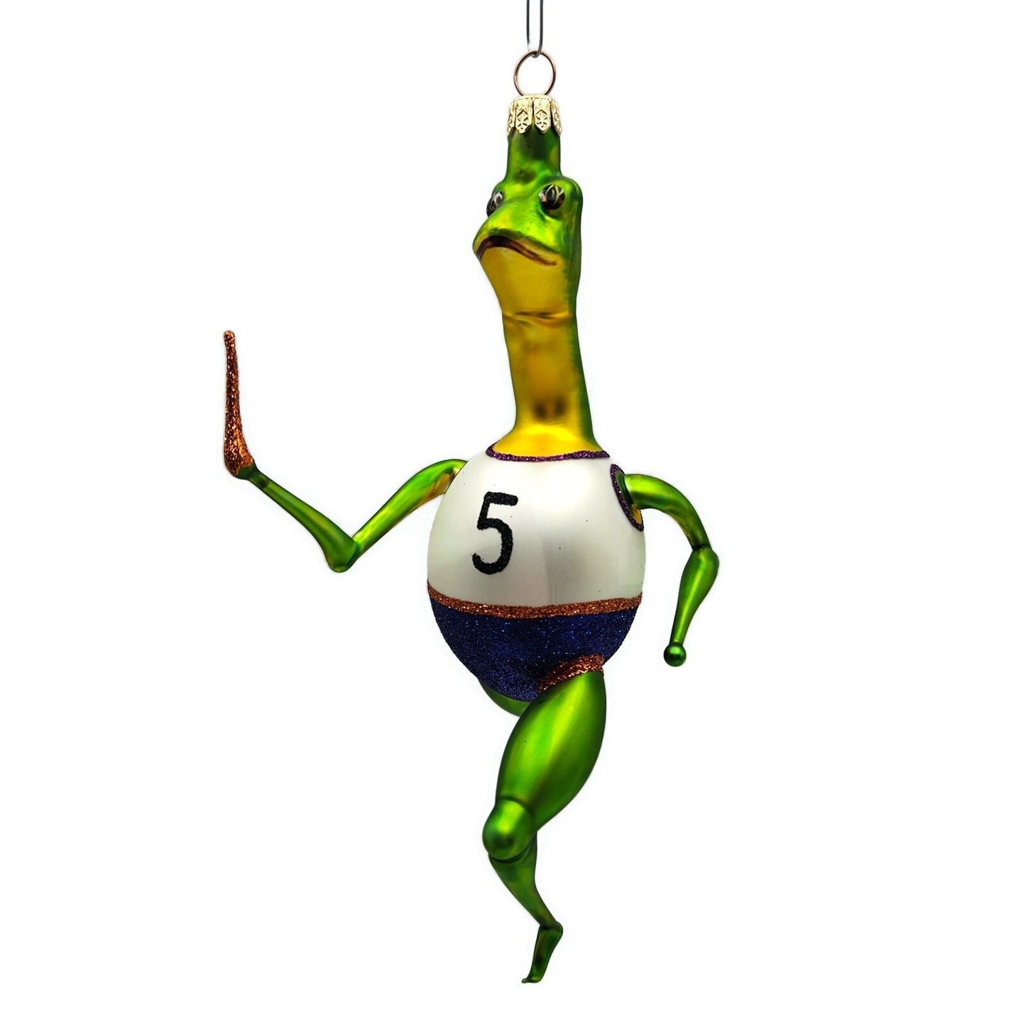 Slavic Treasures Frog Number 5 Halloween Christmas Tree Ornament 00405AFB