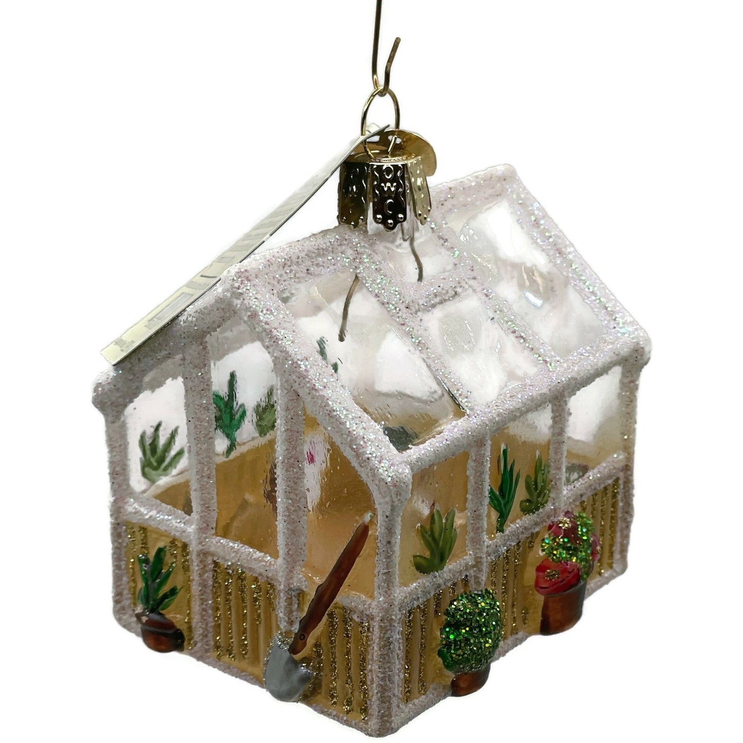 OWC Greenhouse Ornament Garden Spring Blown Glass Old World Christmas Tree Decor