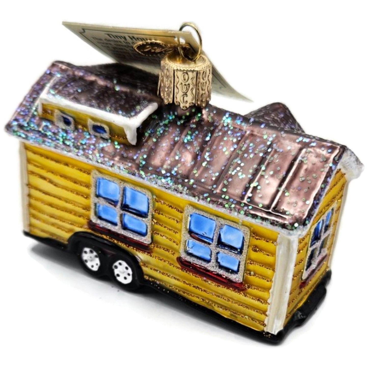 Tiny House Ornament OWC Home Old World Christmas Holiday Tree Decoration