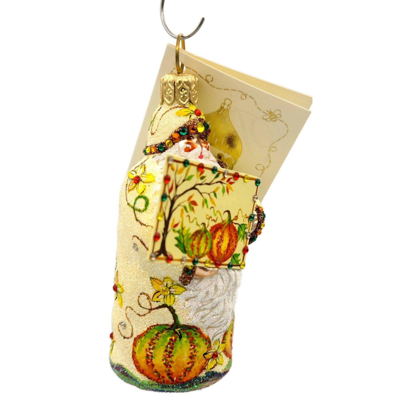 Patricia Breen Just a Note Autumnal Fall Pumpkin Christmas Tree Holiday Ornament
