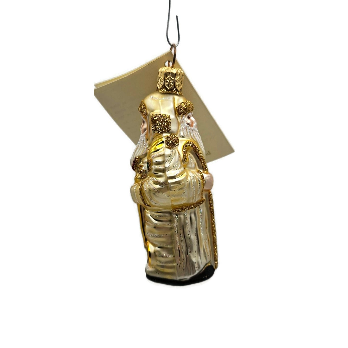 Patricia Breen Miniature Millennium Santa Claus Gold Christmas Tree Ornament