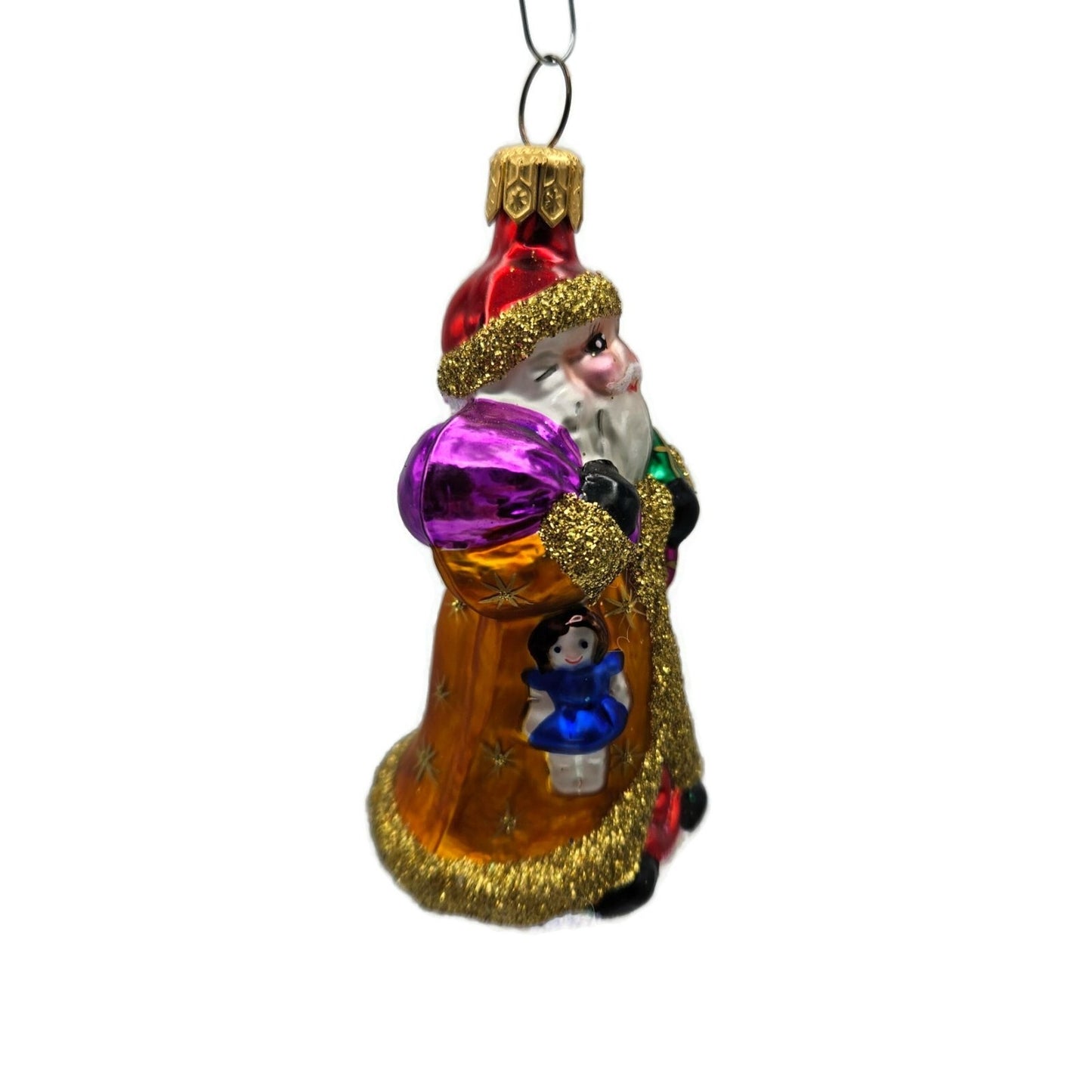 Christopher Radko Petite Balmoral Santa Claus Christmas Tree Ornament 994390