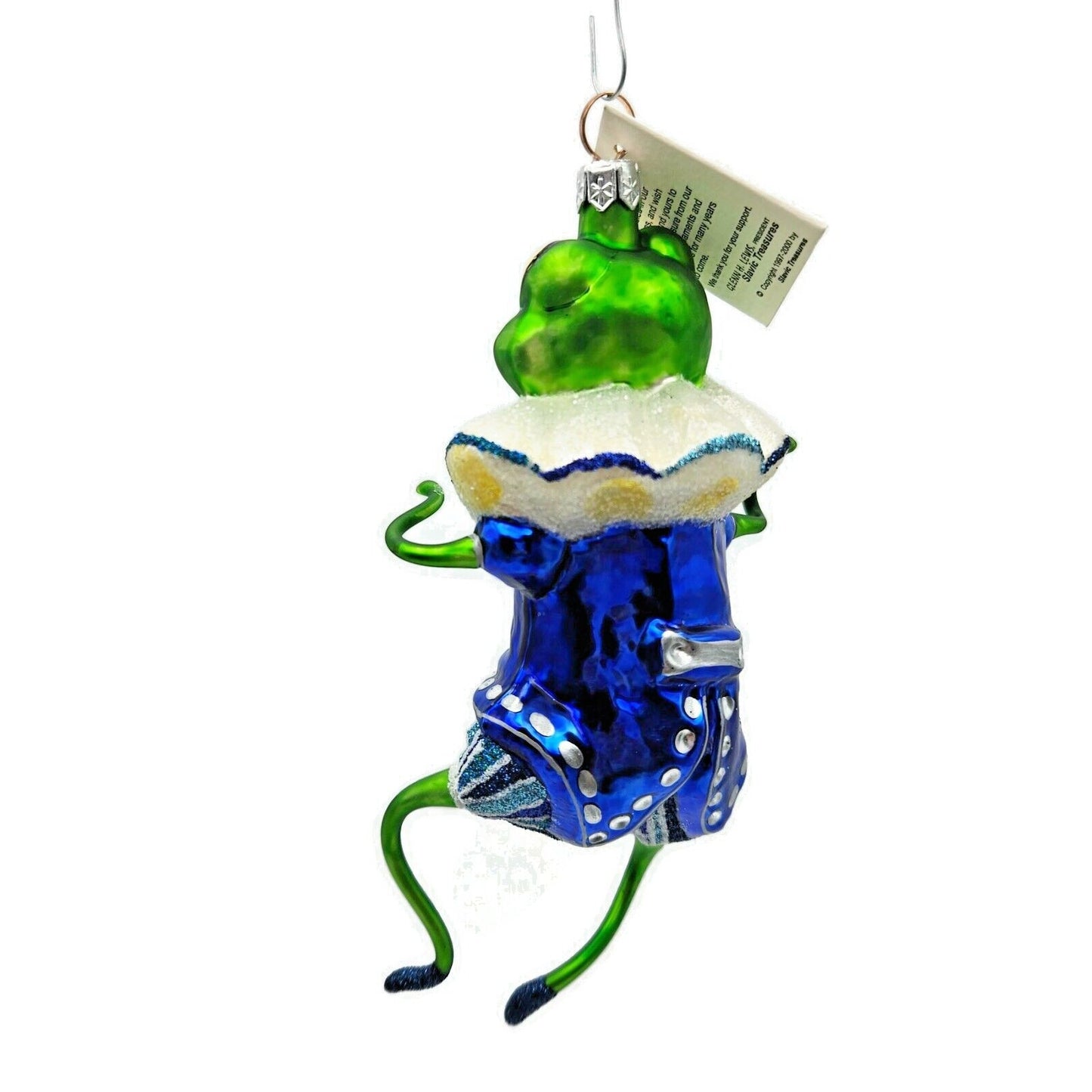 Slavic Treasures Jumping Jester Frog Halloween Christmas Tree Ornament 00402AFB