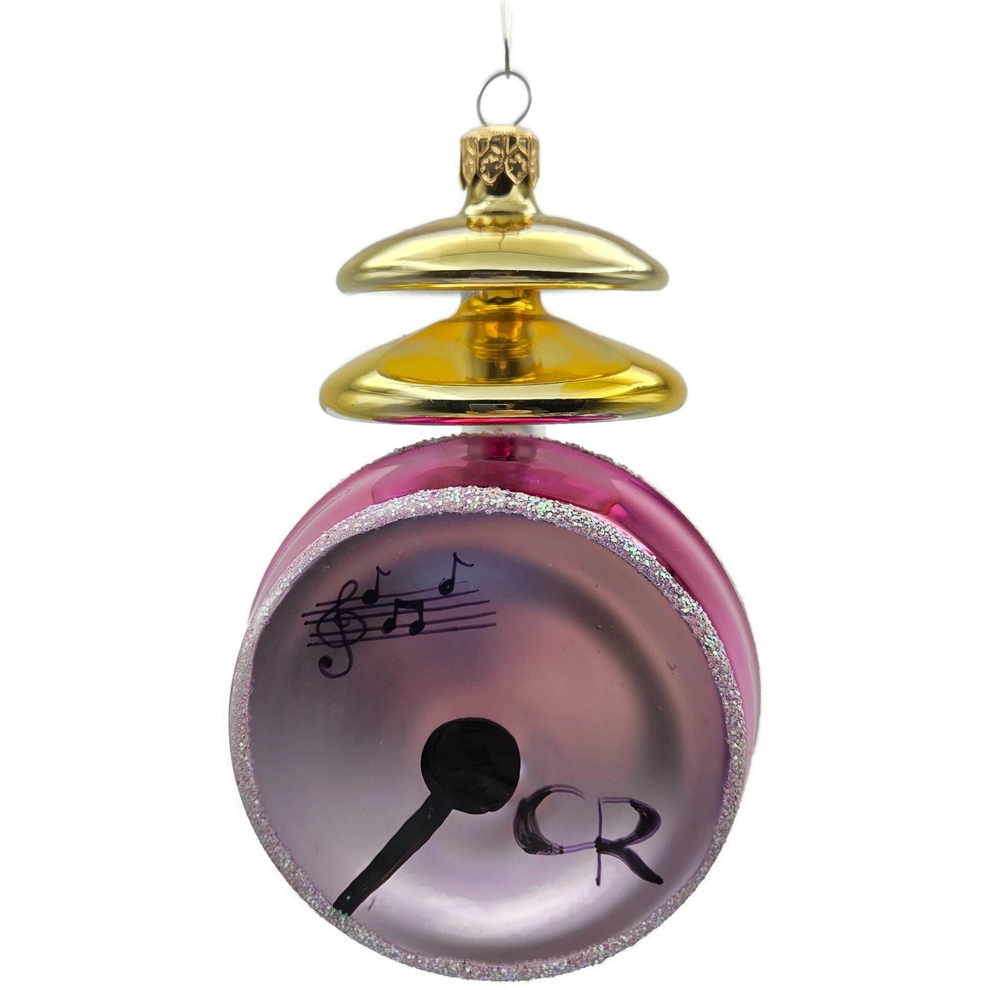 Christopher Radko Percussion Instrument Drum Musical Christmas Ornament 95-255-0