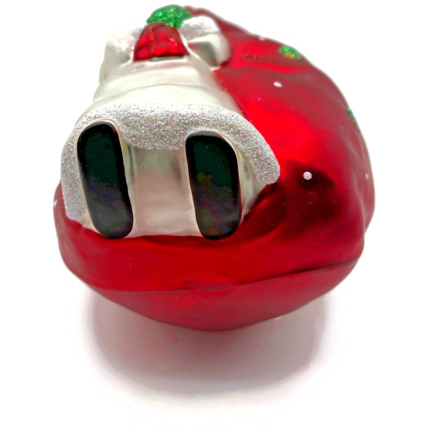 Patricia Breen Advent Santa Claus Red Trees Dots Christmas Tree Ornament