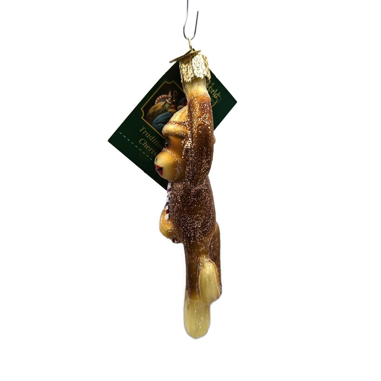 Sock Monkey Old World Christmas Good Luck Charm Holiday Tree OWC Ornament