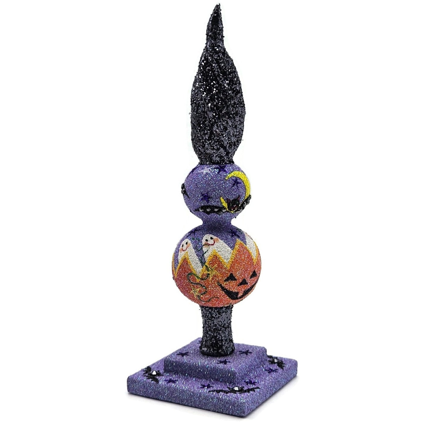 Patricia Breen Ultra Miniature Finial Pumpkin Bat Stars Halloween Ornament