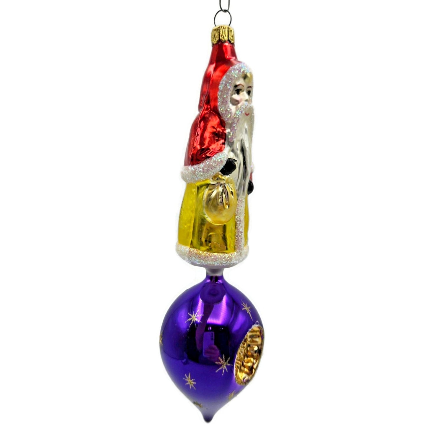Christopher Radko Georgian Santa Claus Reflector Christmas Ornament 93-292-0