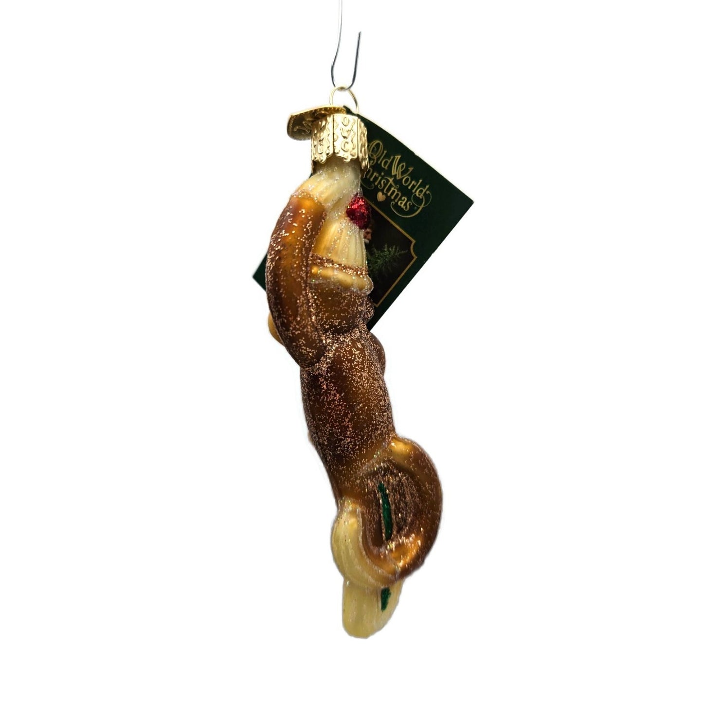 Sock Monkey Old World Christmas Good Luck Charm Holiday Tree OWC Ornament