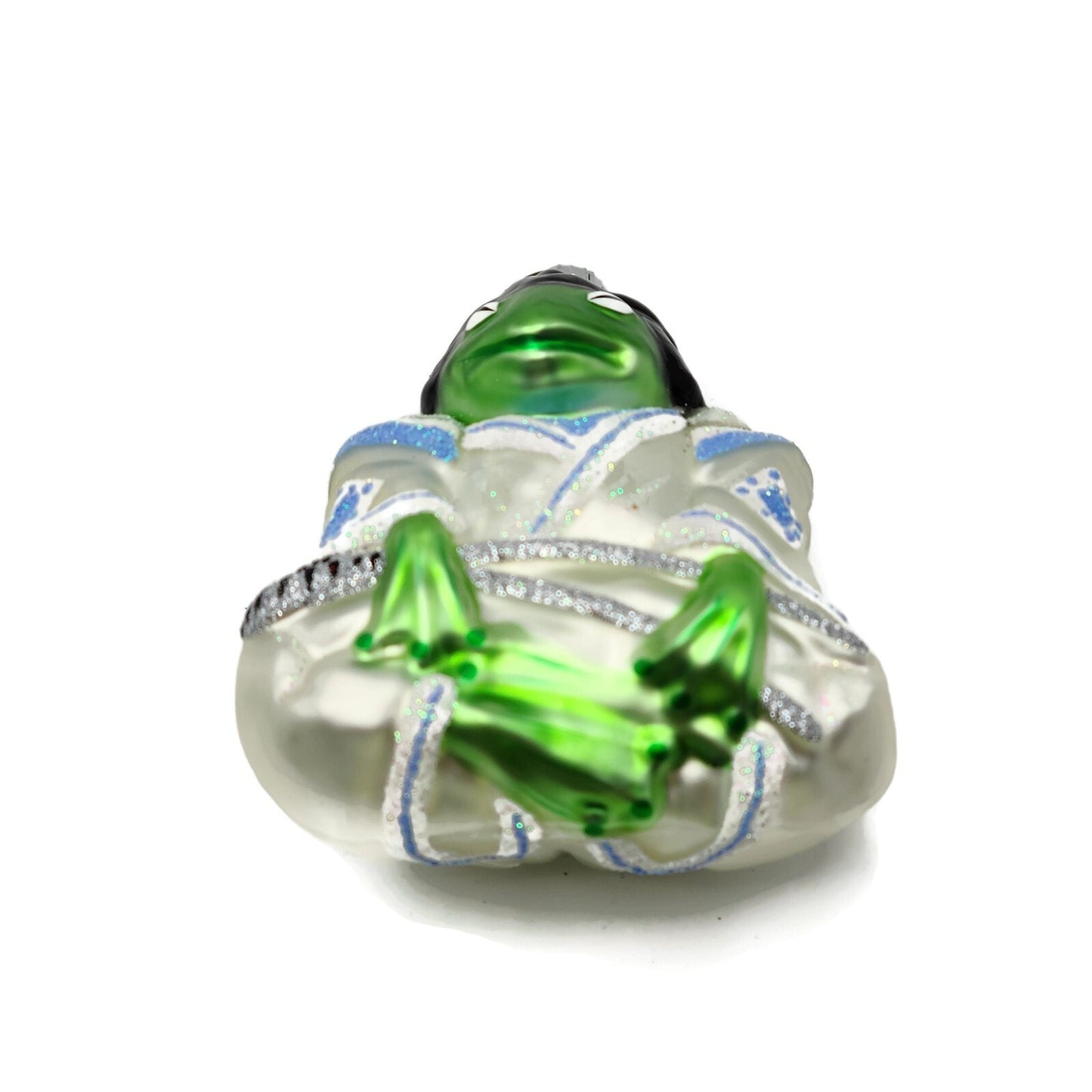 Patricia Breen Samurai Frog Glittered Japanese Style Christmas Tree Ornament