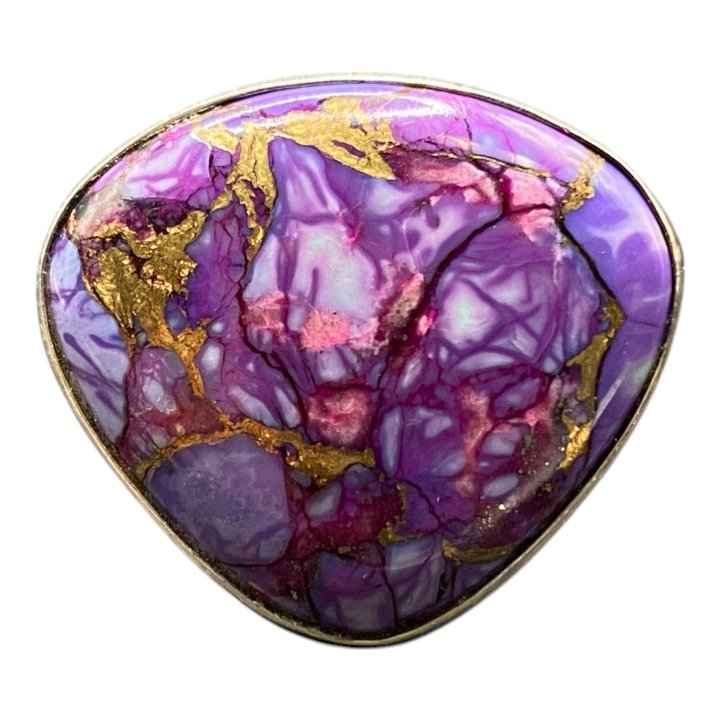 Turquoise Ring 925 Sterling Silver DTR Desert Rose Trading Jay King Purple 7.5