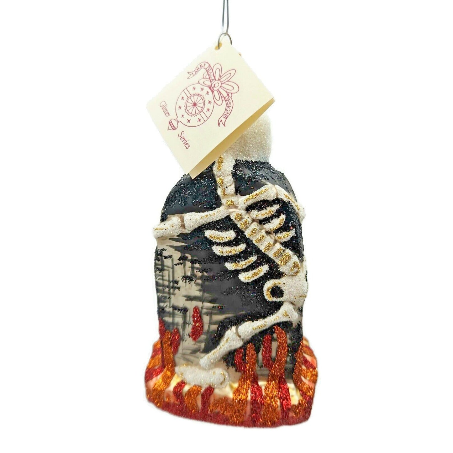 Larry Fraga Graveyard Marker Skeleton Halloween Christmas Tree Ornament 5961