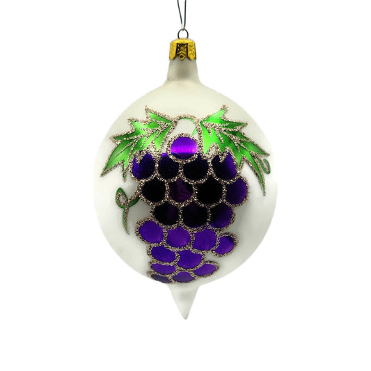 Christopher Radko Vineyard Grapes Ball Christmas Holiday Tree Ornament 890510