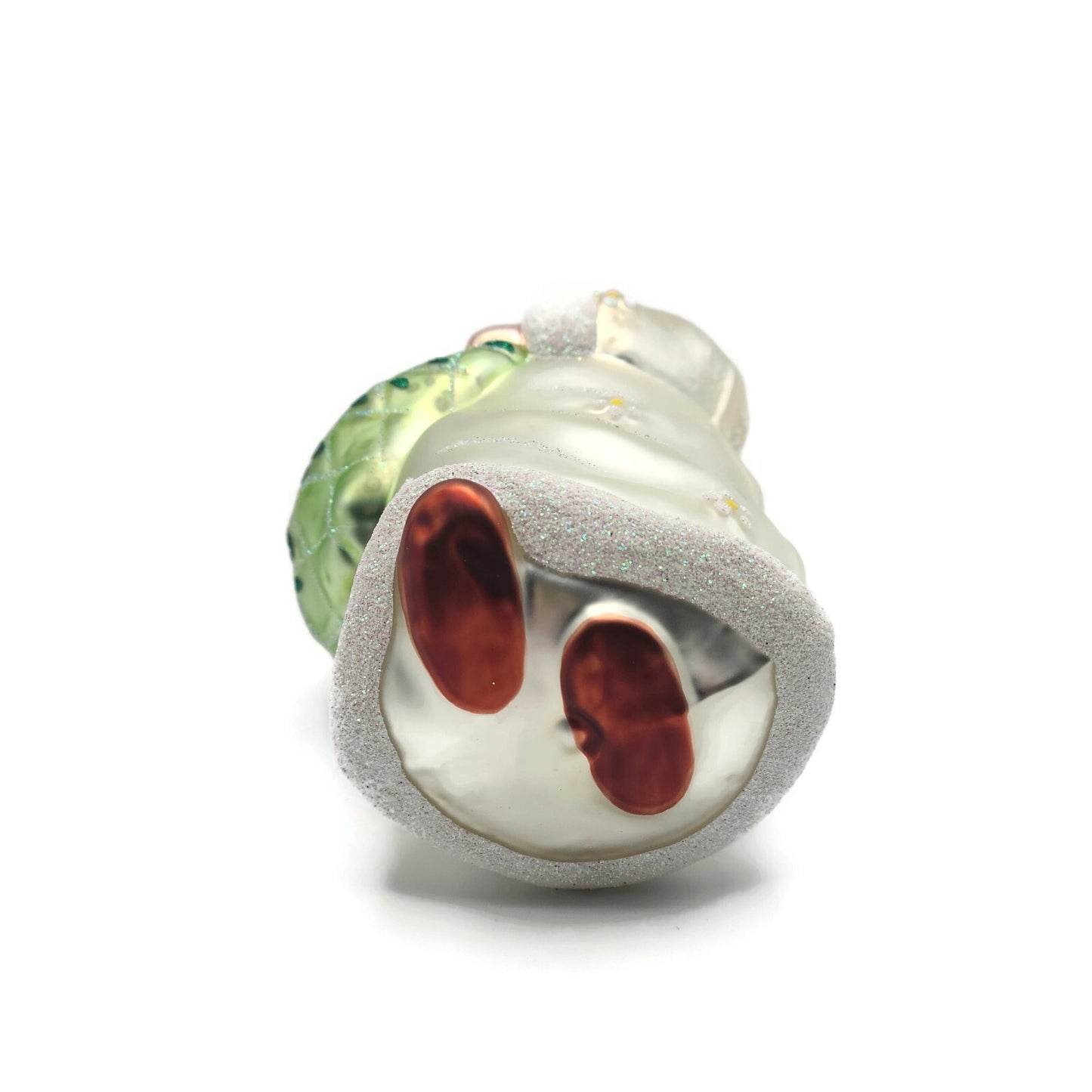 Patricia Breen Santa of the Daisies Pearl Spring Christmas Holiday Tree Ornament