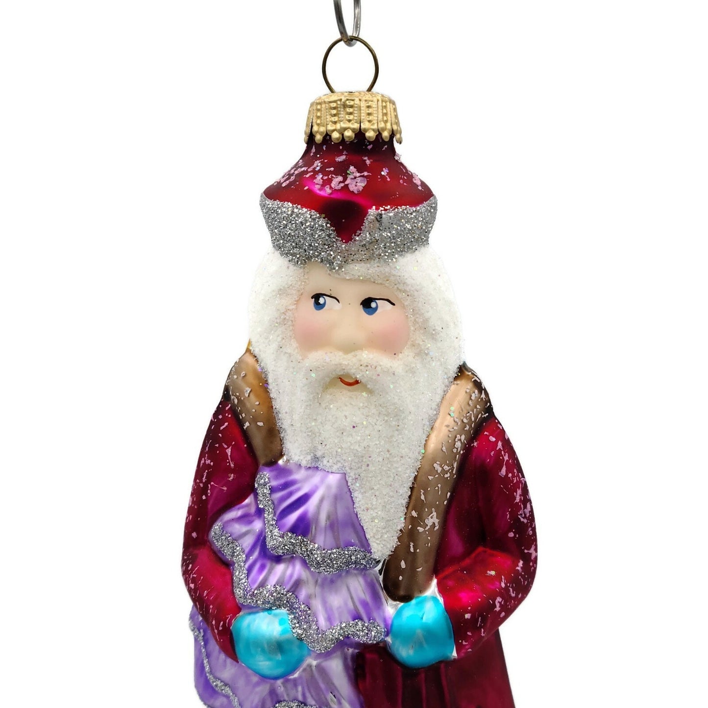 Larry Fraga Mr. Fabulous Santa Claus Dresden Dove Christmas Holiday Ornament