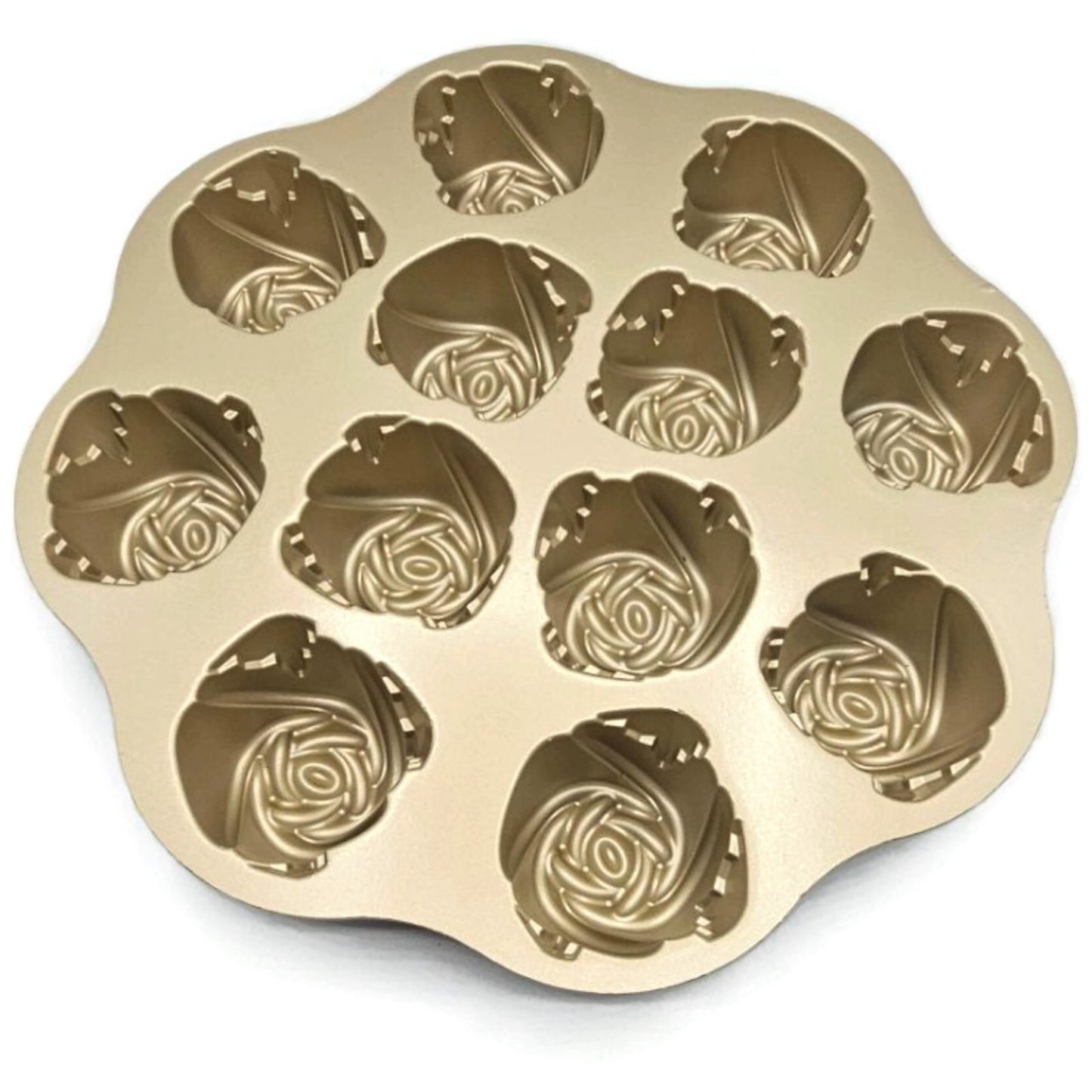 Sweetheart Rose Pan Mini Bundt Cakelet Non Stick Williams Sonoma Nordic Ware